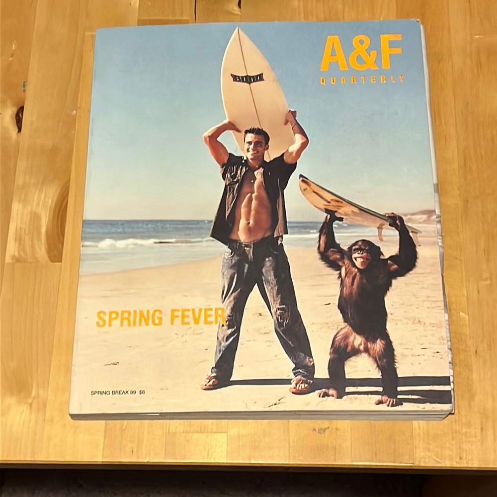 Abercrombie & Fitch Quarterly Spring Break 1999 99 Catalog mens women’s surf
